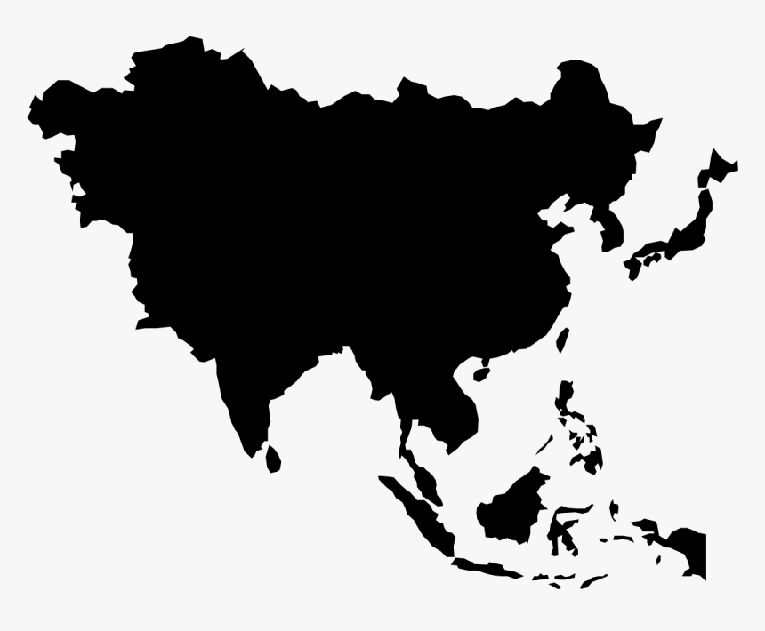 East Asia Outline Map 0452