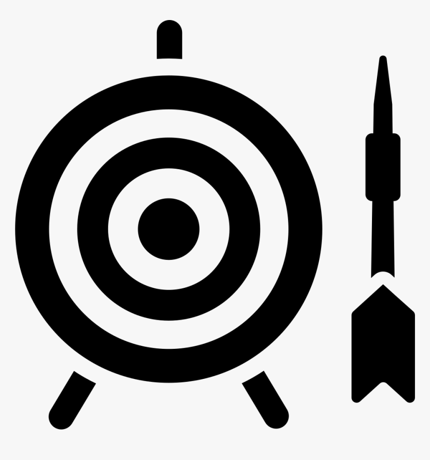 Dart And Target Of Concentric Circles, HD Png Download, Free Download