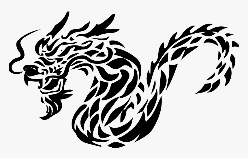 Tribal Dragon 48 Clip Arts, HD Png Download, Free Download