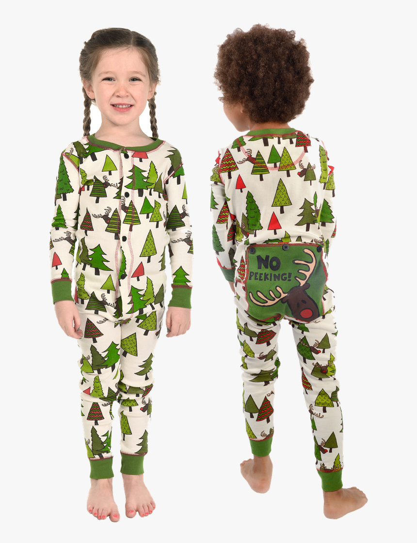 No Peeking - Kids Moose Pajamas, HD Png Download - kindpng