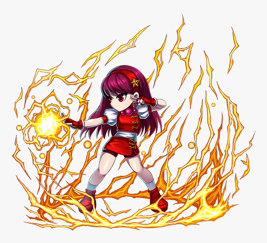 Athena Asamiya Brave Frontier Artwork2 - King Of Fighter Brave Frontier ...