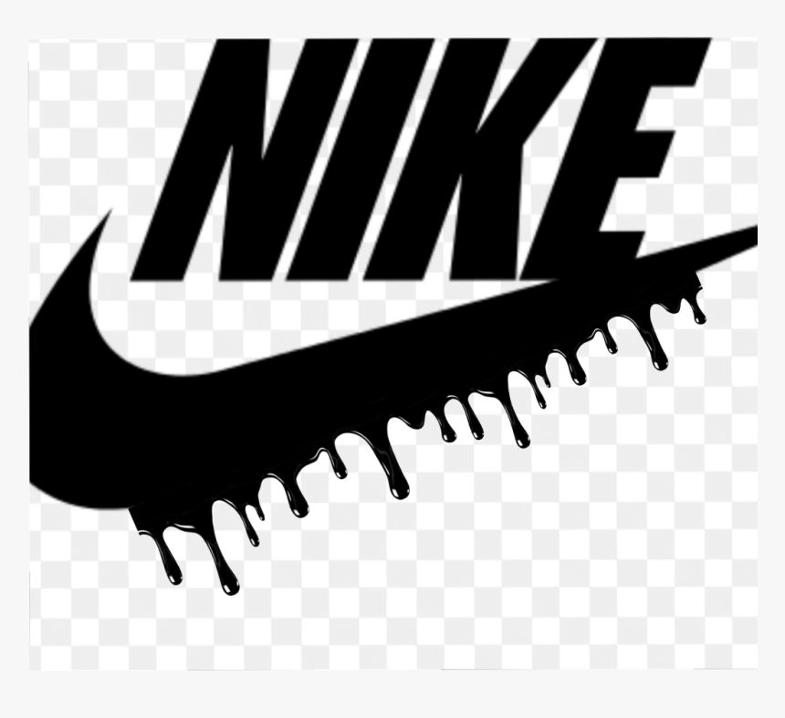 Download #nike Drip - Nike Logo With Drip, HD Png Download - kindpng