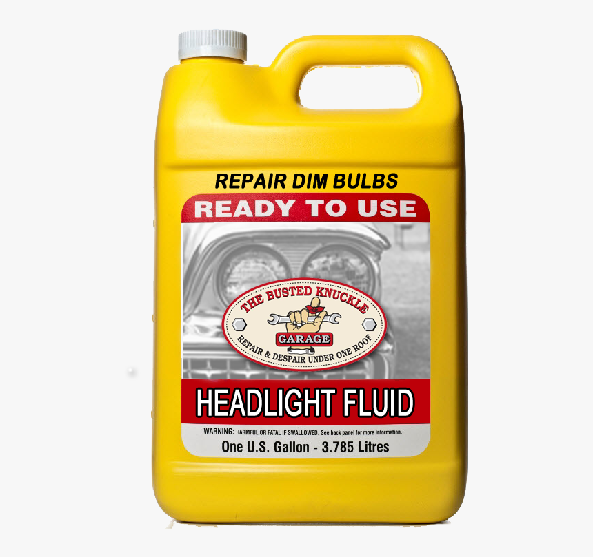 Bottle Of Headlight Fluid, HD Png Download, Free Download