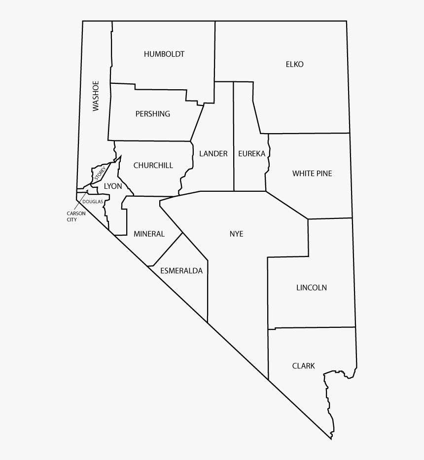 Nevada Counties, HD Png Download, Free Download