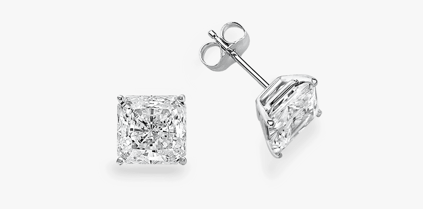 Princess Cut - Earrings, HD Png Download, Free Download