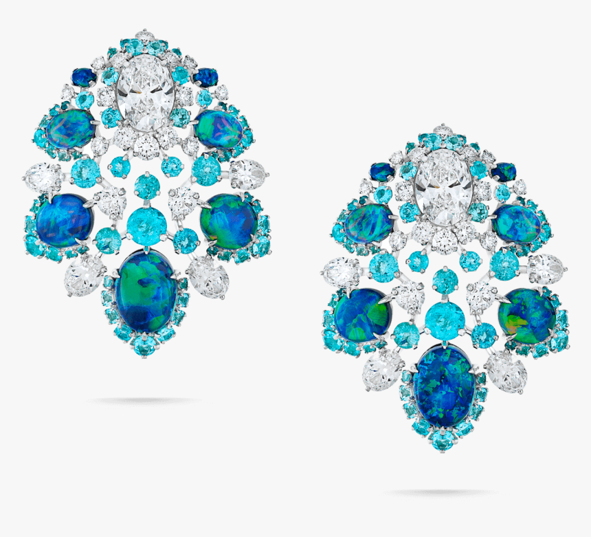 09 09 495 Opal Earrings Copy - Earrings, HD Png Download, Free Download