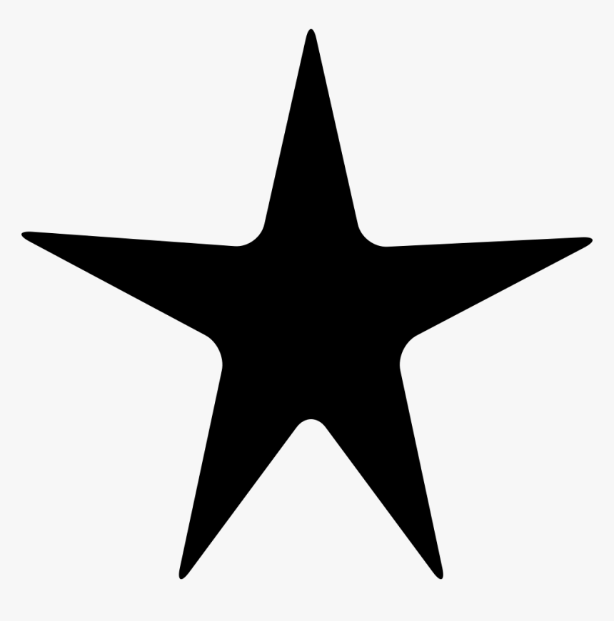 Transparent Line Of Stars Png - Png Star Black Vector, Png Download, Free Download