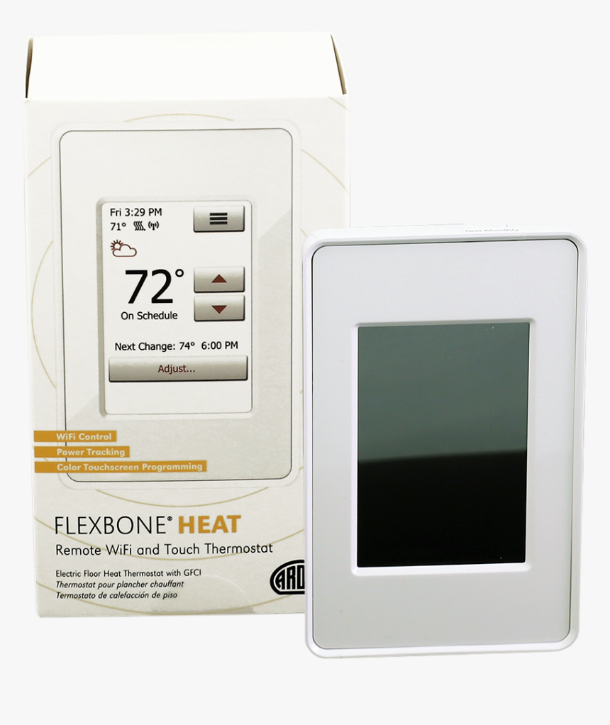 Ardex Flexbone Heat Wifi Touch Thermostat Image - Electronics, HD Png Download, Free Download