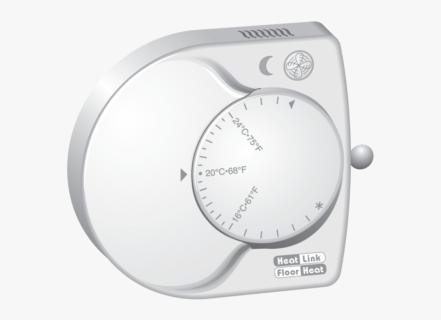 46137 Heat Cool Thermostat - Gauge, HD Png Download, Free Download