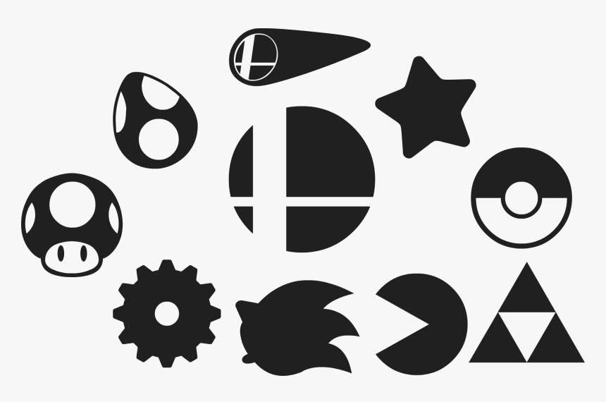 Smash Bros Icon Art, HD Png Download, Free Download