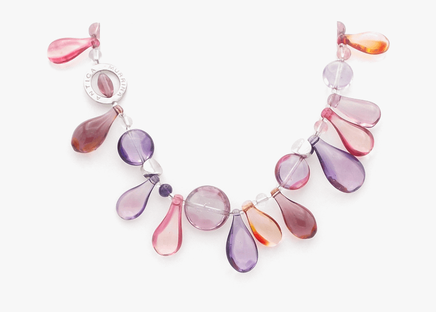 Murano Glass Teardrops Necklace - Necklace, HD Png Download, Free Download