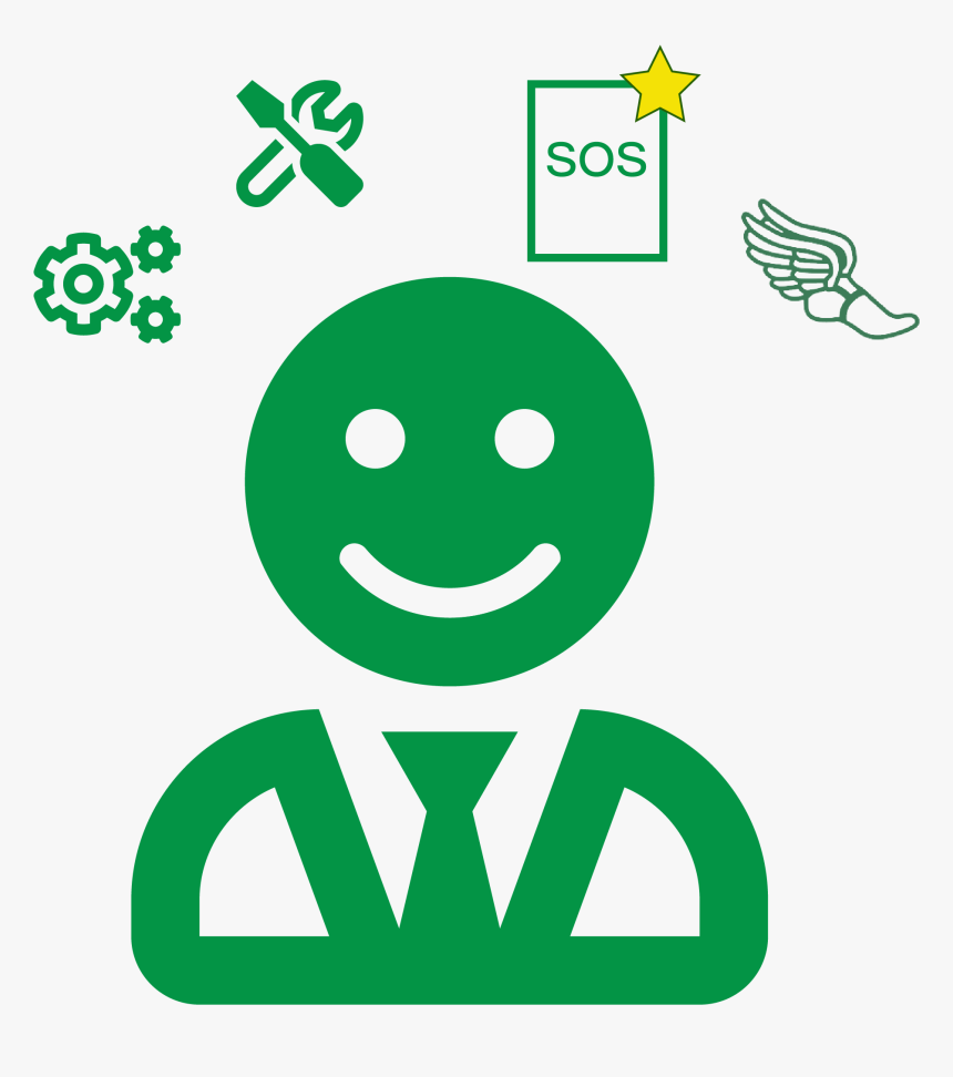 Consolidate And Automate For Happy Customers - Smiley, HD Png Download, Free Download