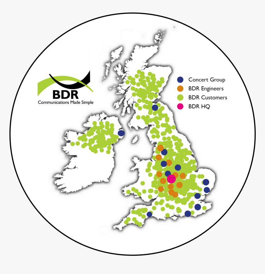 Outline Map Of Great Britain, HD Png Download, Free Download