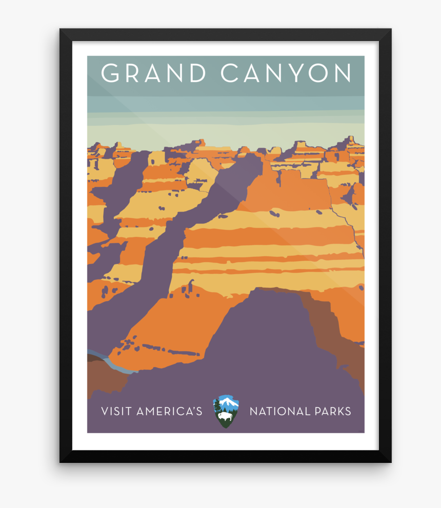 Grand Canyon Print - See America Grand Canyon Print, HD Png Download, Free Download