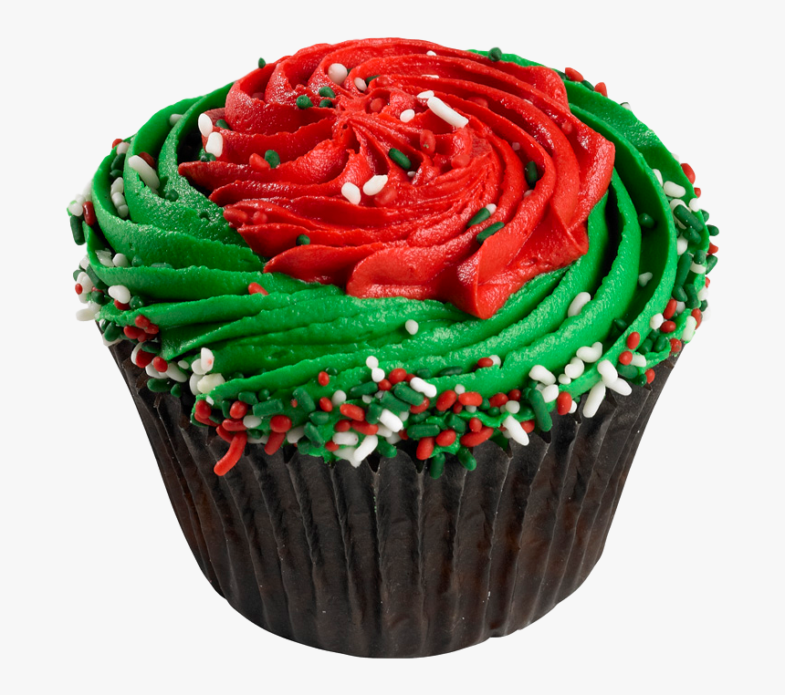 Christmas Cupcakes Png, Transparent Png, Free Download