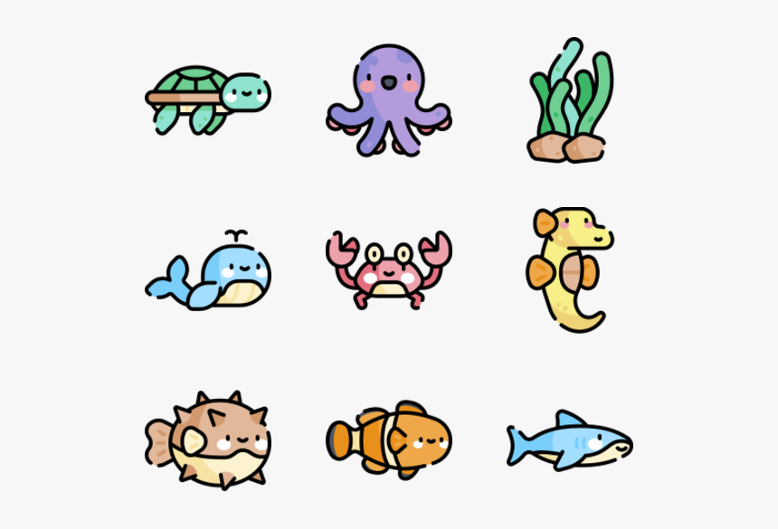 Sea Life Icon, HD Png Download, Free Download