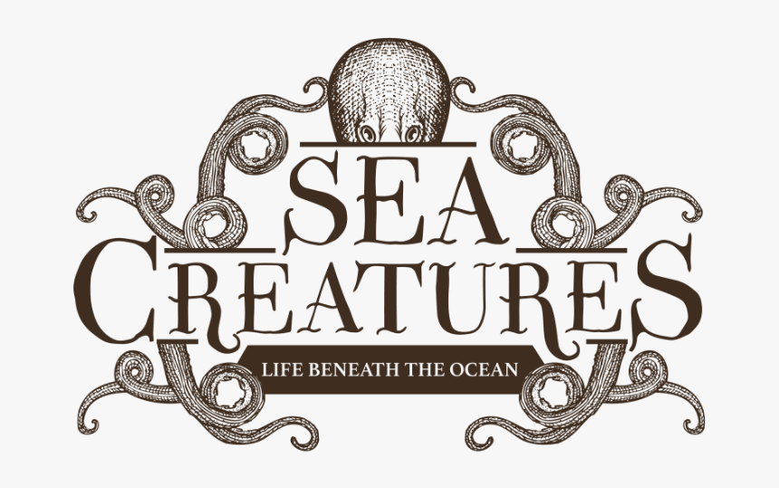 Sea Creature Logo - Logos With Sea Creatures, HD Png Download - kindpng