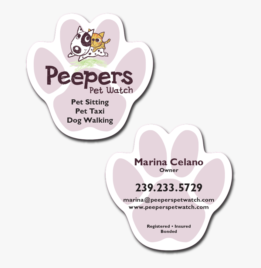 Peeperspetwatch Bc - Pet Die Cut Flyer, HD Png Download, Free Download