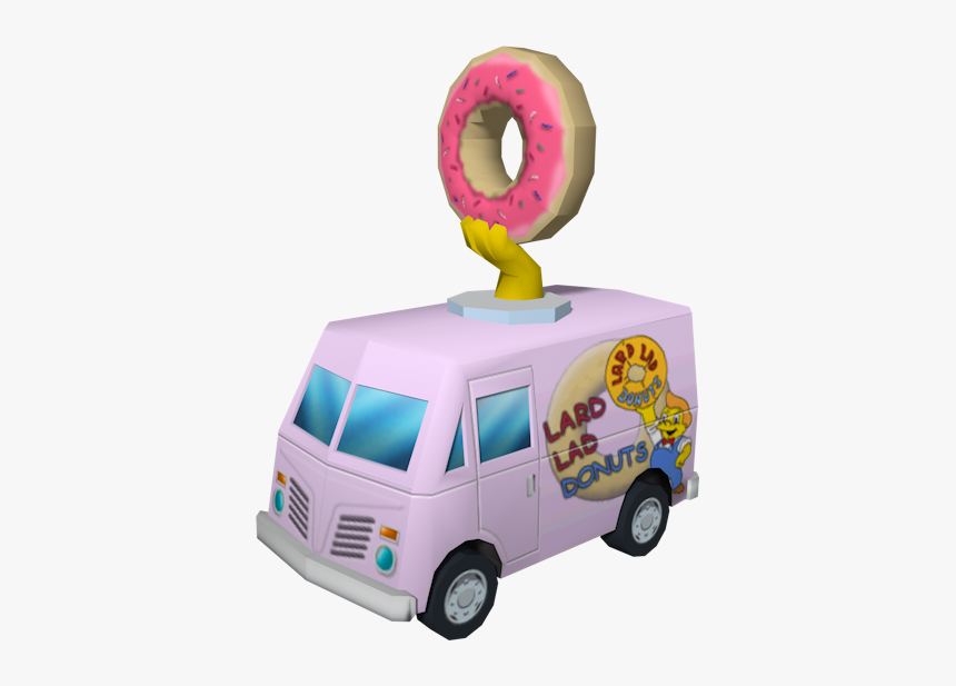 Download Zip Archive - Simpsons Hit And Run Truck, HD Png Download, Free Download