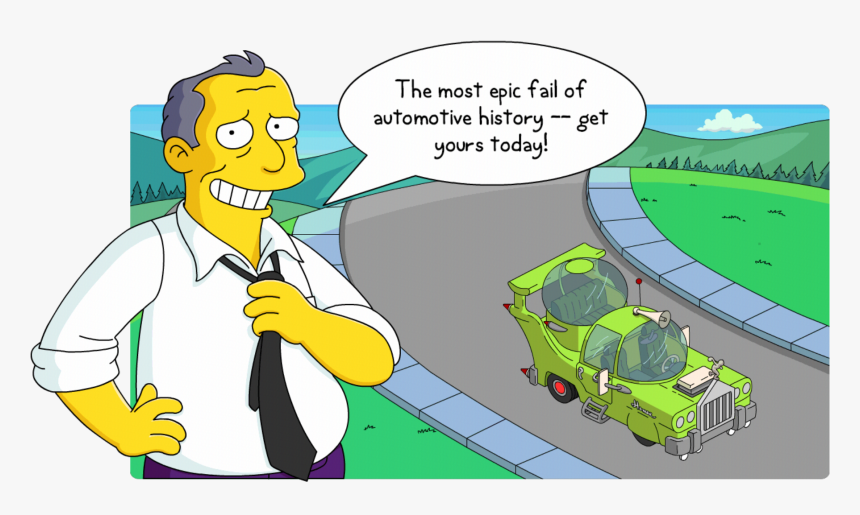 Gil Deal The Homer - Homer Simpson's Car Design, HD Png Download, Free Download