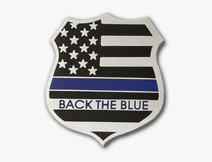 Custom Back The Blue Shield Blue Lives Matter Lapel - Back The Blue Png, Transparent Png, Free Download