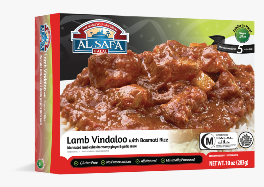 Halal Lamb Over Rice Png - Al Safa Lamb Vindaloo, Transparent Png, Free Download