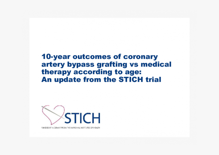 10-year Outcomes Of Coronary Artery Bypass Grafting - Community Heartbeat Trust, HD Png Download, Free Download