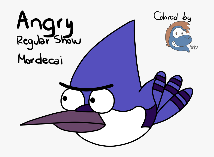 Transparent Mordecai Png - Mordecai Regular Show Angry Birds, Png Download, Free Download