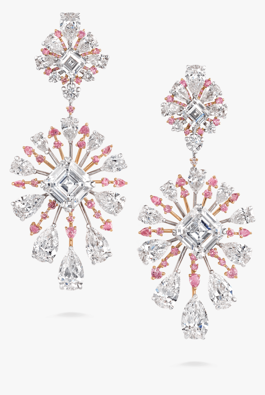 Radiance Pink Diamond Earrings 09 01 - Earrings, HD Png Download, Free Download