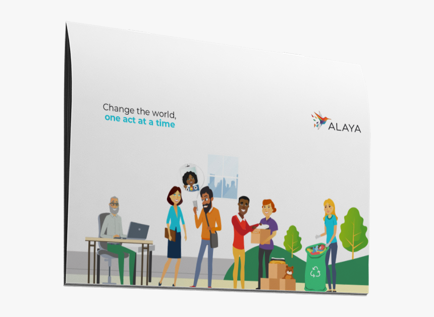 Mockup Of The Brochure For Employee Engagement - Graphic Design, HD Png Download, Free Download