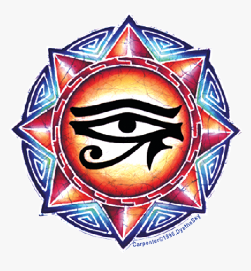 Star Eye Sticker 5" - Eye Of Horus Circle, HD Png Download, Free Download