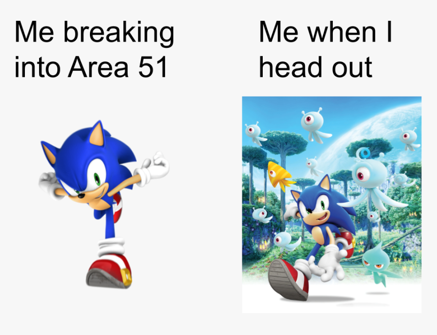 Sonic In Area 51, HD Png Download, Free Download