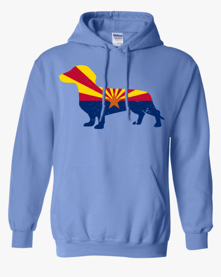 Dachshund Arizona Flag Pullover Hoodie 8 Oz - Hoodie, HD Png Download, Free Download