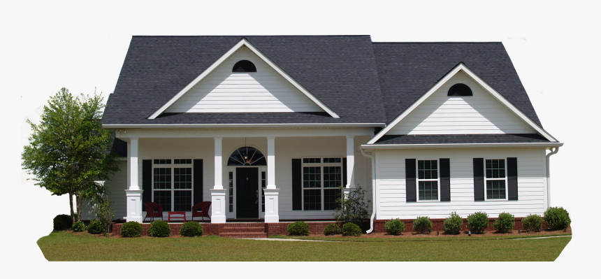 Shingle Roof White Vinyl House With Metal Roof Hd Png Download Kindpng