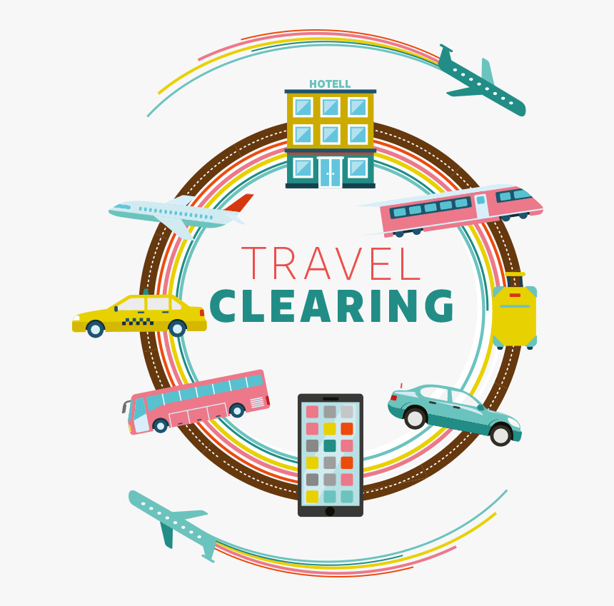 Travel Clearing Logotype - Traveling Circle Png, Transparent Png, Free Download