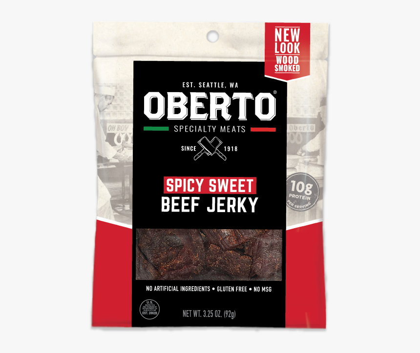 Spicy - Oberto Butchers Cut Bacon Jerky, HD Png Download, Free Download