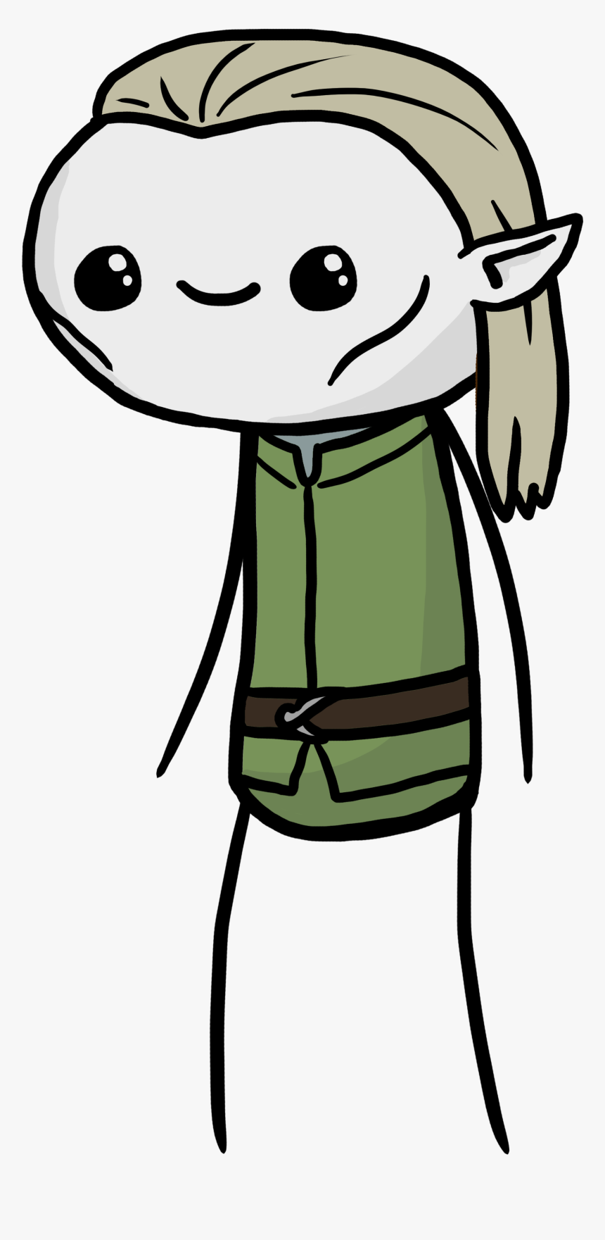 Legolas From "lord Of The Rings" - Cartoon, HD Png Download, Free Download