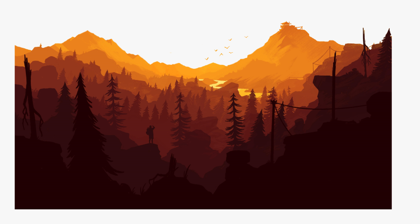 Orange Firewatch, HD Png Download, Free Download