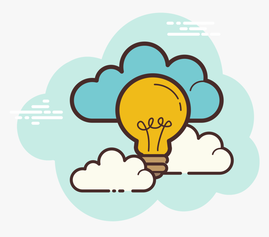 Cloud Idea Icon - Online Shop Icon Png, Transparent Png, Free Download