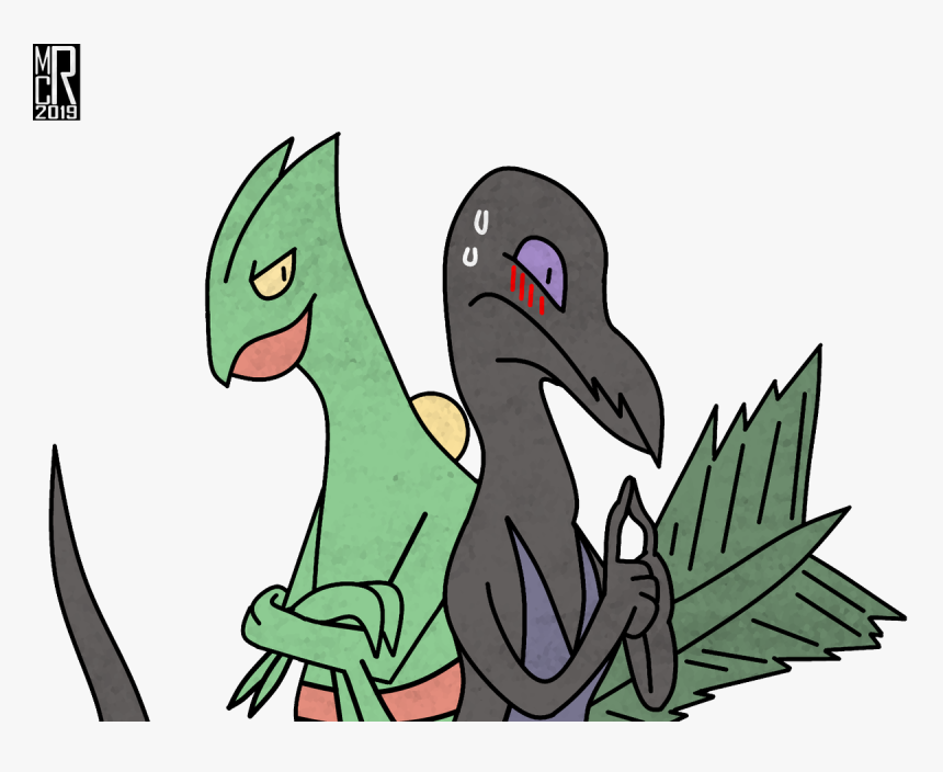 Treecko And Salandit, HD Png Download, Free Download