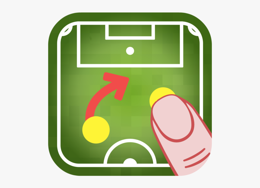 Drawing Pentagons English Football Transparent Png - App Tactica Futbol, Png Download, Free Download