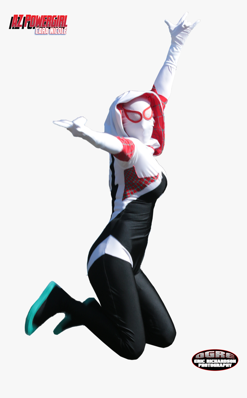 Spider Gwen Png Page - Spider Gwen Swinging Png, Transparent Png, Free Download