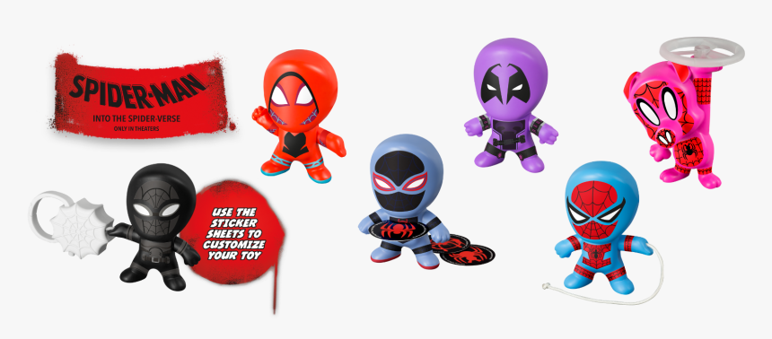 spider man into the spider verse mcdonalds toys