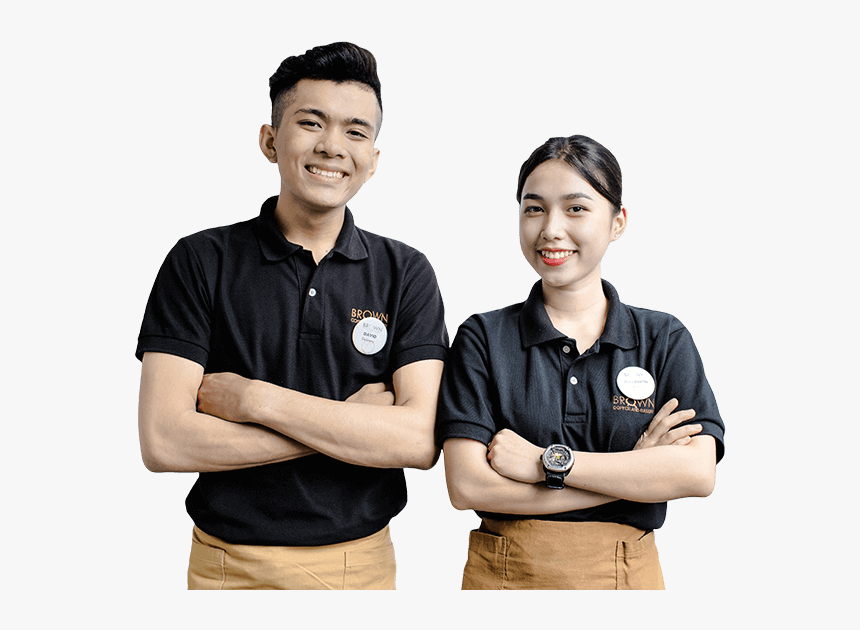 Brown Cafe Phnom Penh Staff, HD Png Download, Free Download