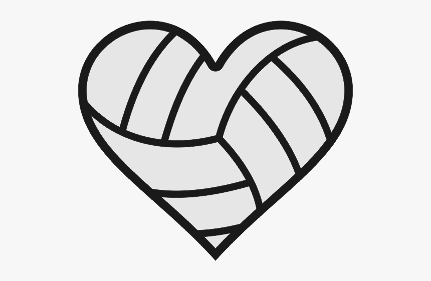 Volleyball Heart Clipart Free Best Transparent Png - Volleyball Heart Clipart, Png Download, Free Download