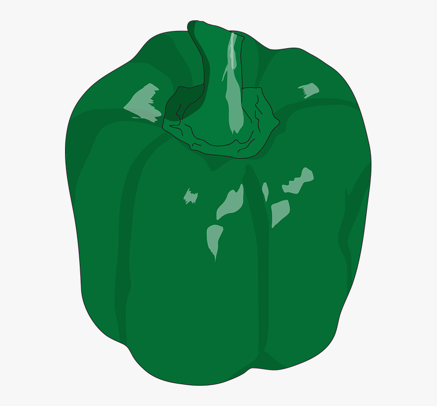 Green Pepper, Vegetable, Vegetarian, Green, Food - Bell Pepper, HD Png Download, Free Download