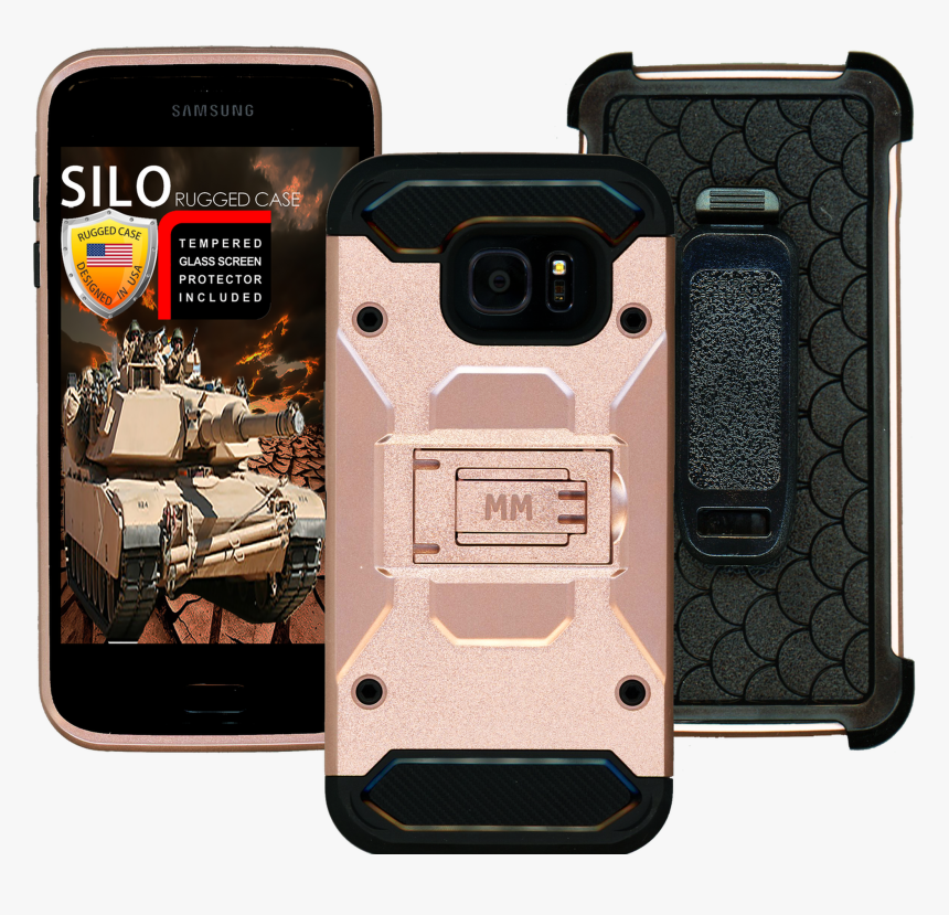 Samsung Galaxy S7 Edge Mm Silo Rugged Case Rose Gold, HD Png Download, Free Download
