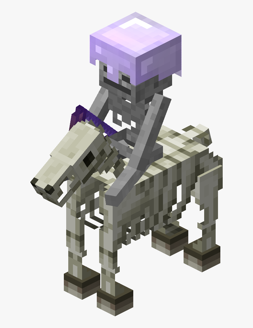 Pocket Edition Horse Skeleton Mob Transparent Minecraft Skeleton Horse Hd Png Download Kindpng