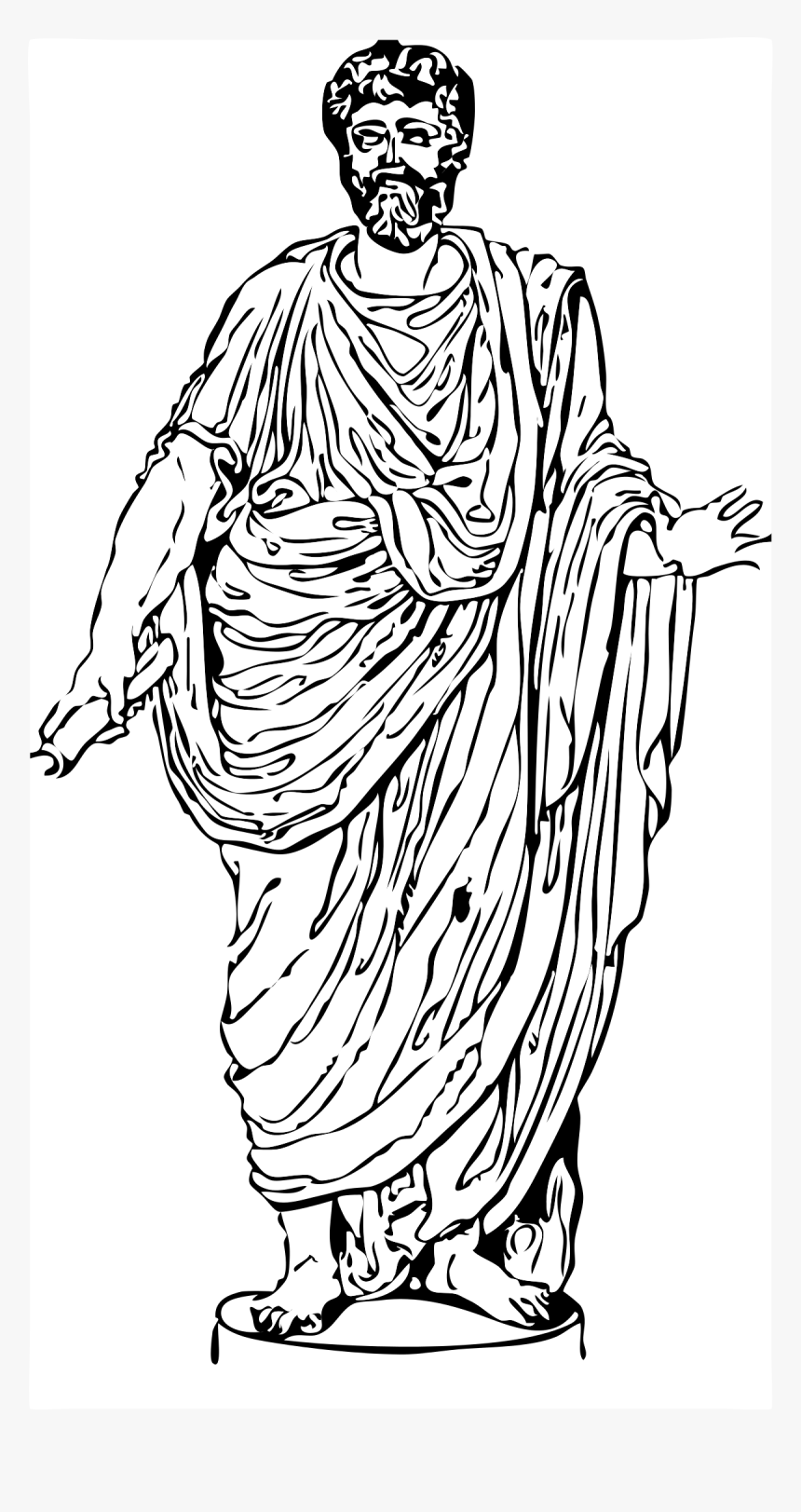 Roman Toga, HD Png Download - kindpng