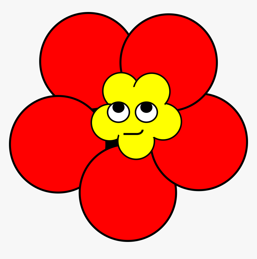 Poppy Smirk Clip Arts - Poppy Flower With A Face, HD Png Download, Free Download